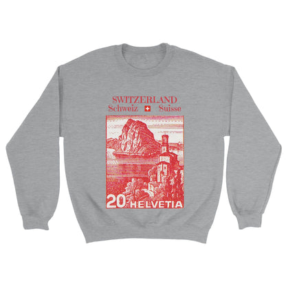 Ticino, Switzerland | Vintage Stamp Sweatshirt