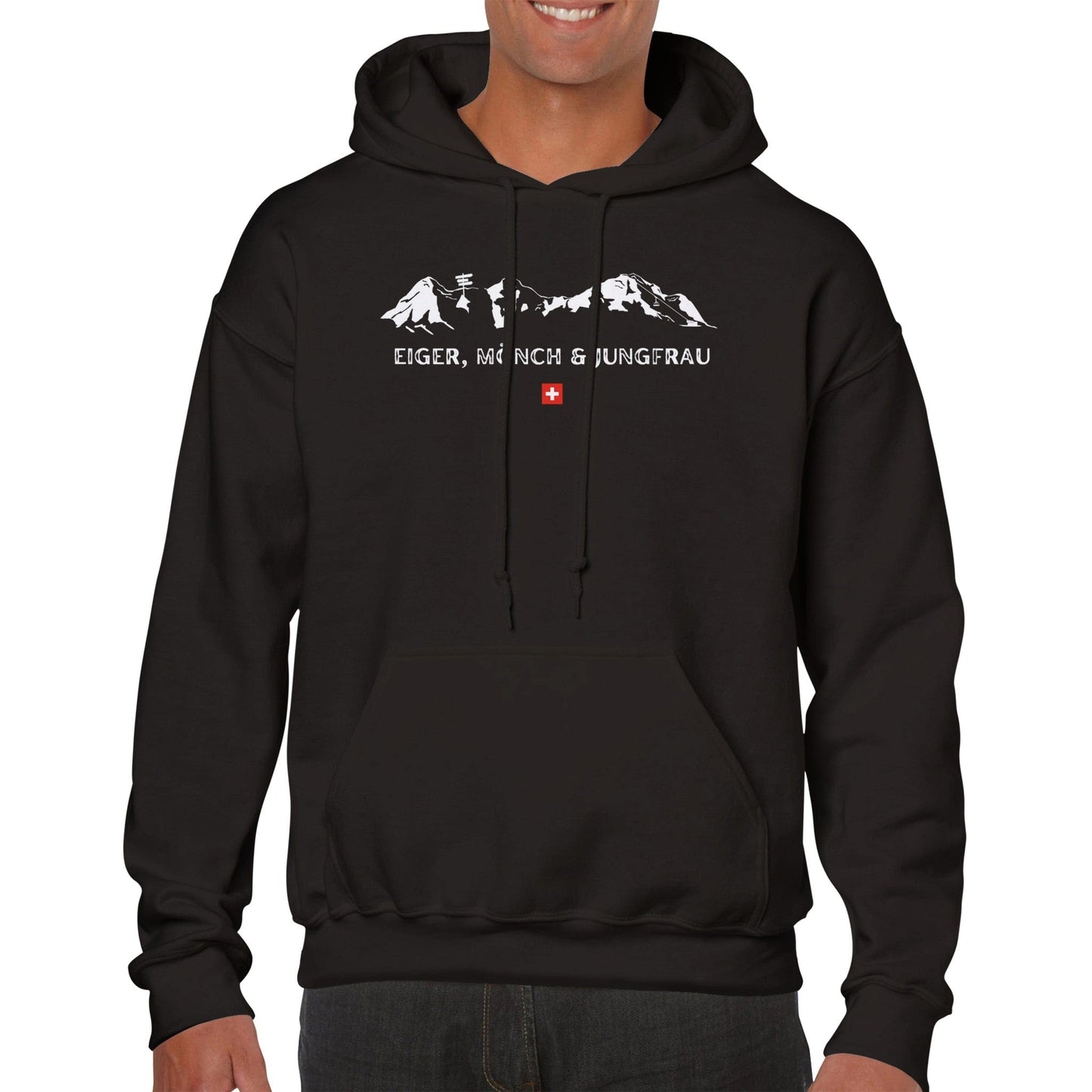 Swiss Alps: Eiger, Mönch, and Jungfrau | Hoodie