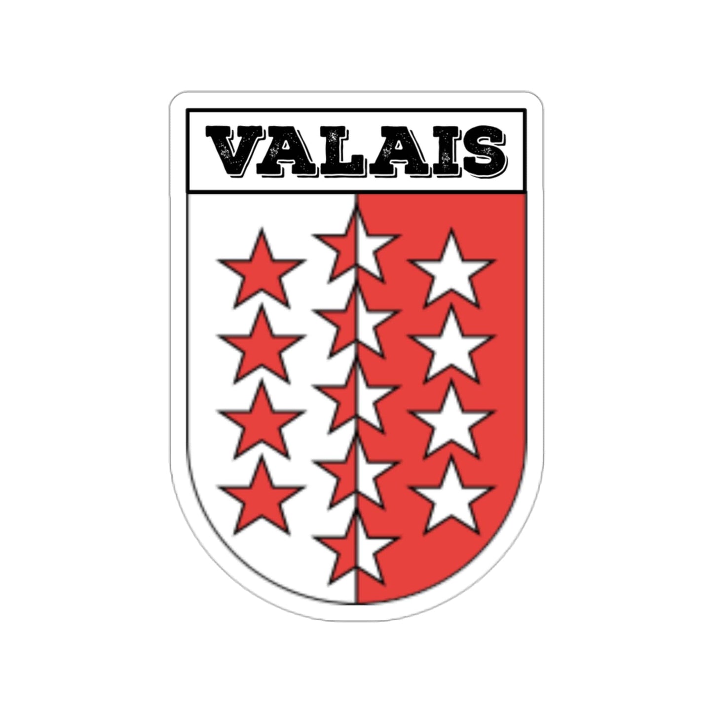 Valais, Switzerland | Coat of Arms Sticker