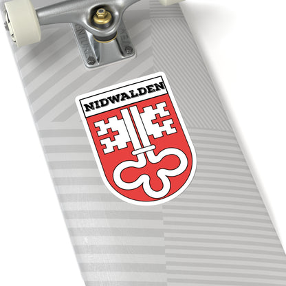 Nidwalden - Switzerland | Coat of Arms Premium Quality Vinyl Decal