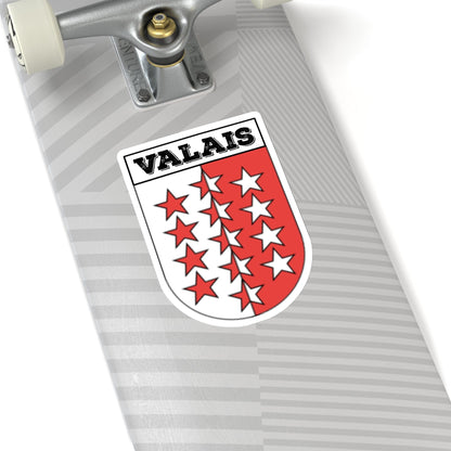 Valais, Switzerland | Coat of Arms Sticker