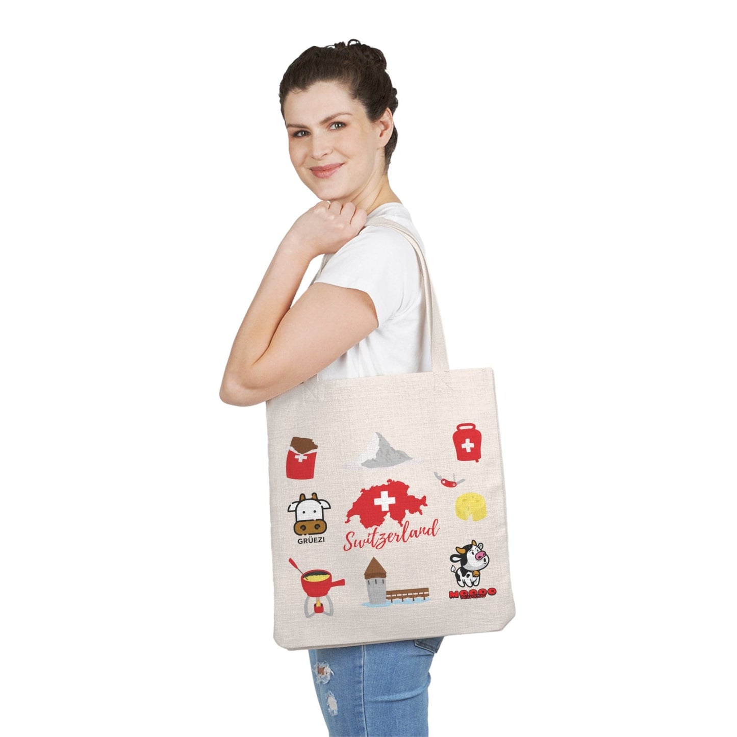 Switzerland Travel Icons | Tote Bag