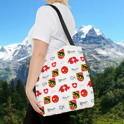 Mürren, Switzerland | Heritage All-Over Print Tote Bag (AOP)