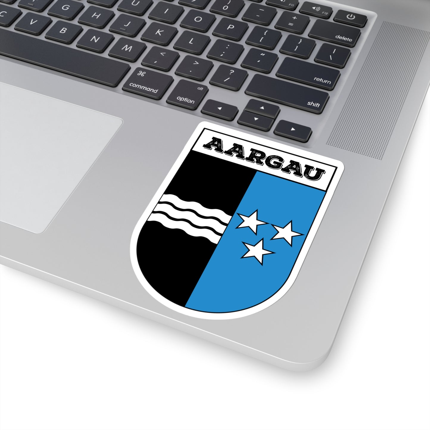 Aargau, Switzerland Coat of Arms | Kiss-Cut Sticker