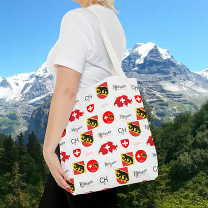 Mürren, Switzerland | Heritage All-Over Print Tote Bag (AOP)