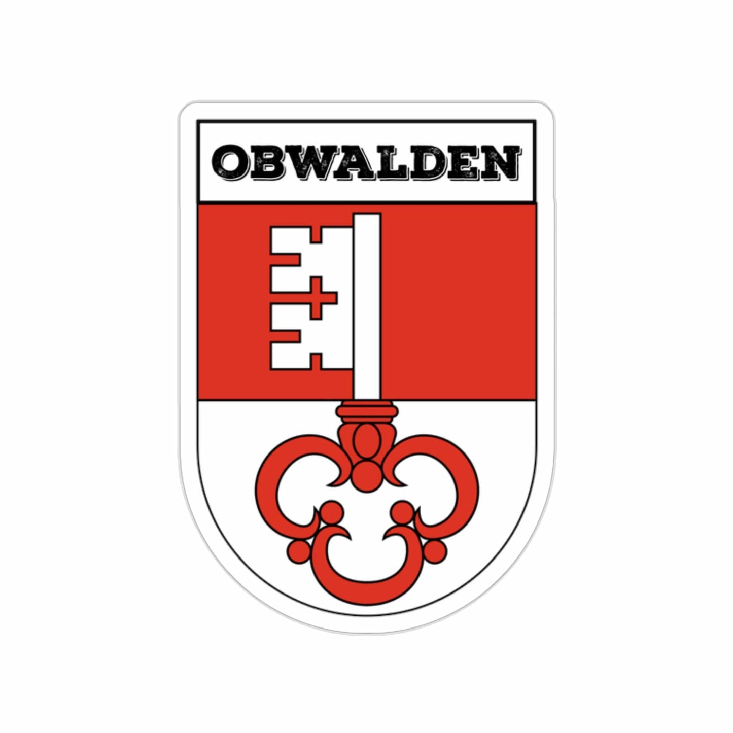 Obwalden, Switzerland | Coat of Arms Sticker - Premium Quality Vinyl Decal