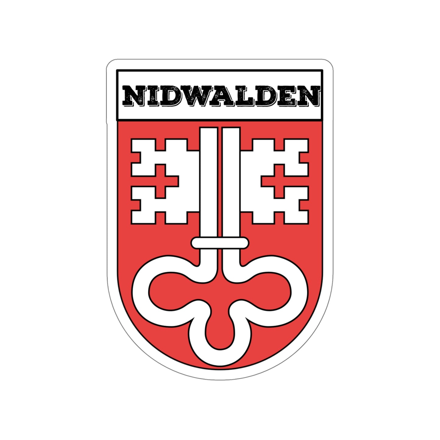 Nidwalden - Switzerland | Coat of Arms Premium Quality Vinyl Decal