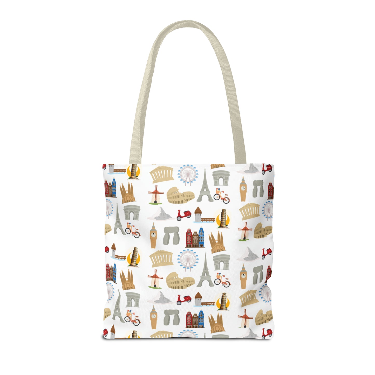 Europe Travel Pattern  | Tote Bag (AOP)