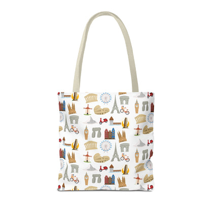 Europe Travel Pattern  | Tote Bag (AOP)