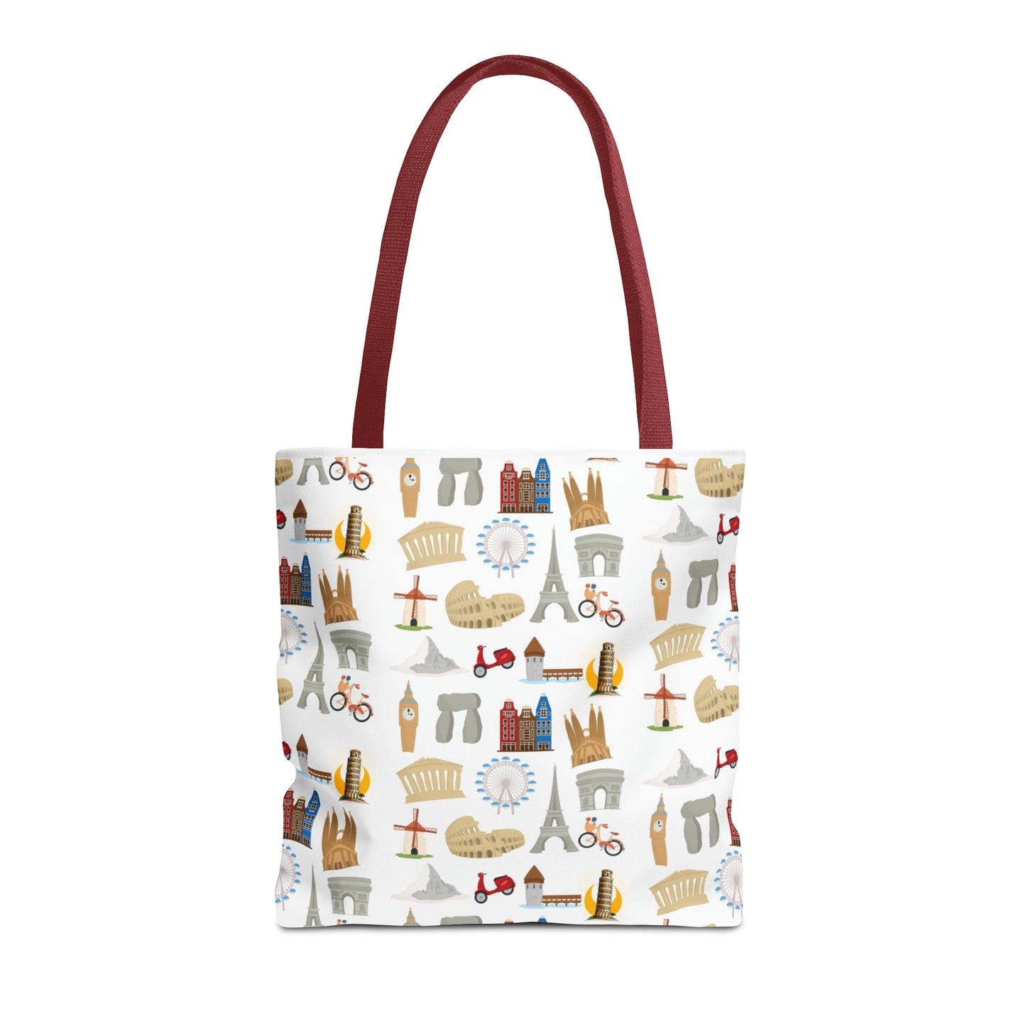 Europe Travel Pattern  | Tote Bag (AOP)