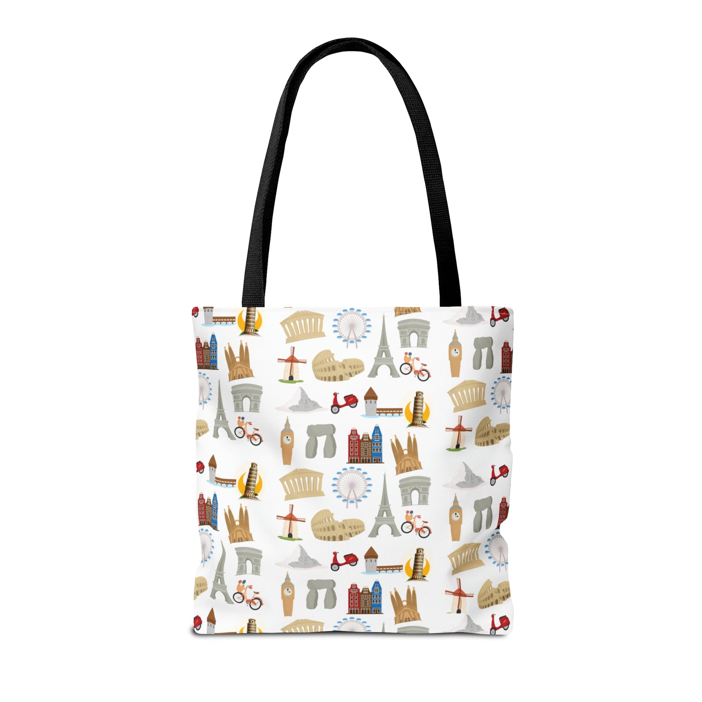 Europe Travel Pattern  | Tote Bag (AOP)