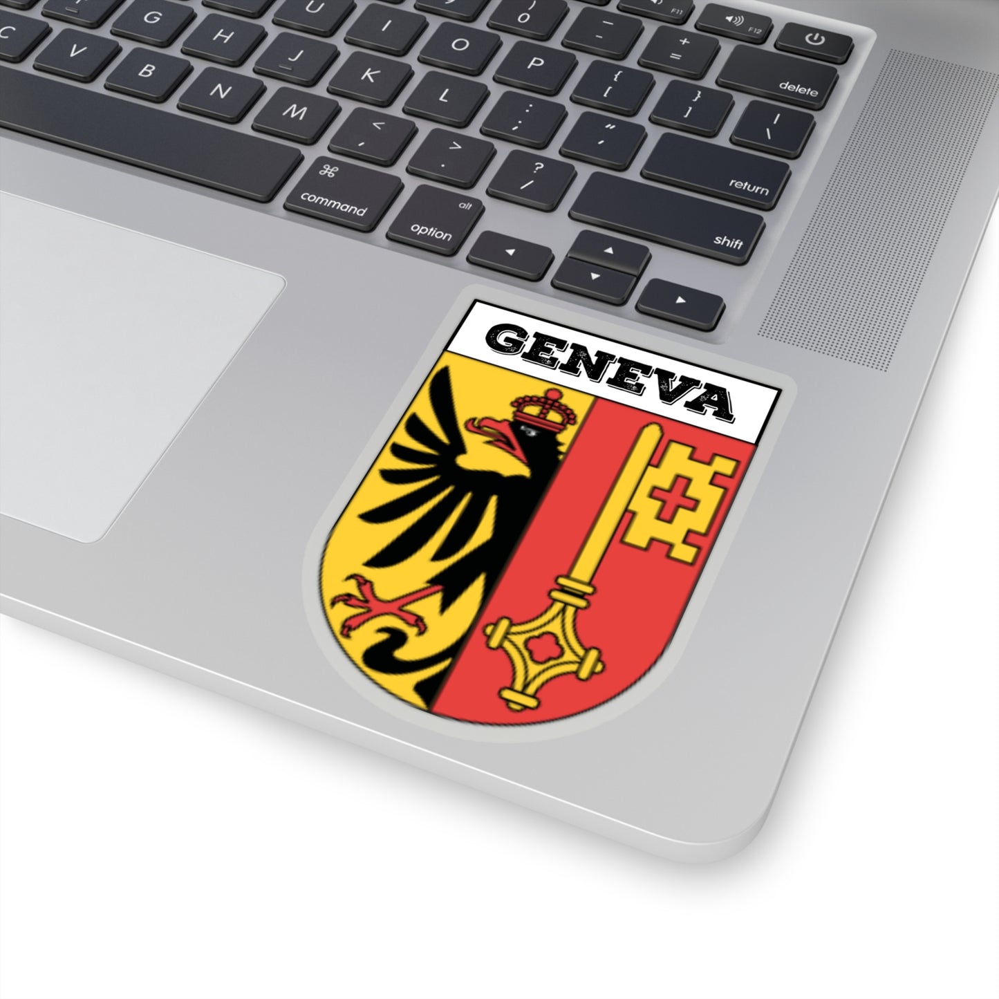 Geneva, Switzerland | Coat of Arms Sticker | Swiss Heritage Emblem Decal