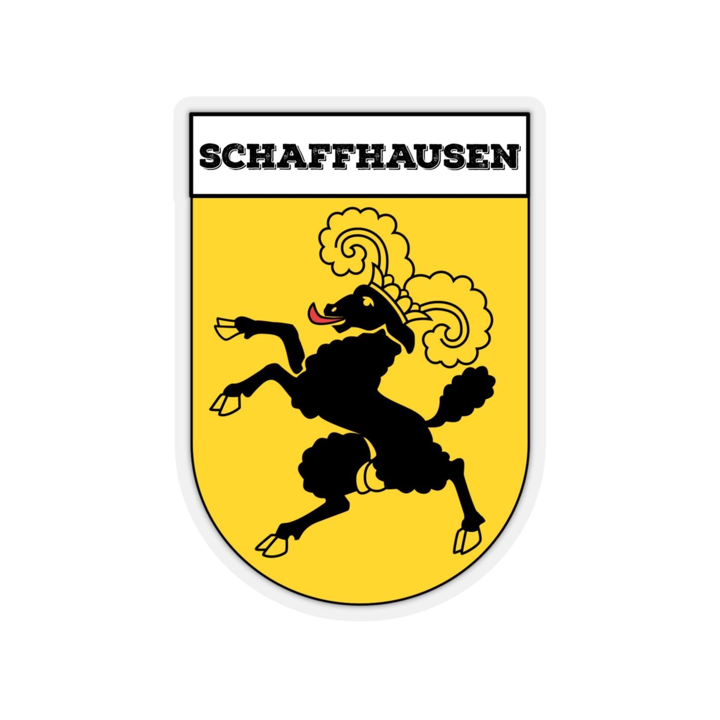 Schaffhausen, Switzerland Coat of Arms | Kiss-Cut Sticker