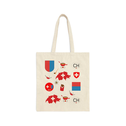 Ticino, Switzerland | Cotton Canvas Tote Bag