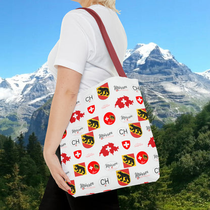 Mürren, Switzerland | Heritage All-Over Print Tote Bag (AOP)