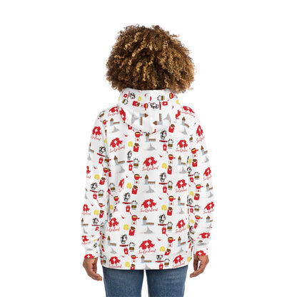 Switzerland Charming Travel Icons | All-Over Print Hoodie