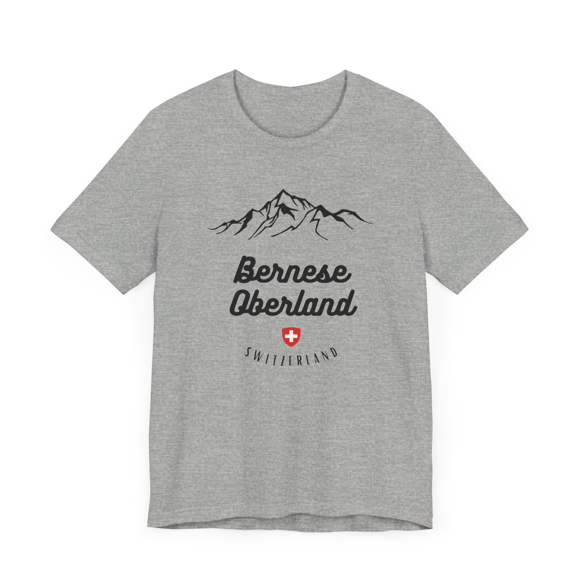 Swiss Alps themed matching family shirts for travelers and nature lovers