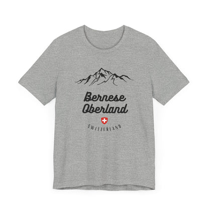 Swiss Alps themed matching family shirts for travelers and nature lovers