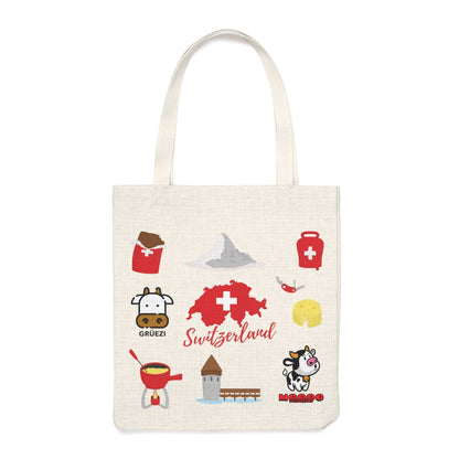 Switzerland Travel Icons | Tote Bag