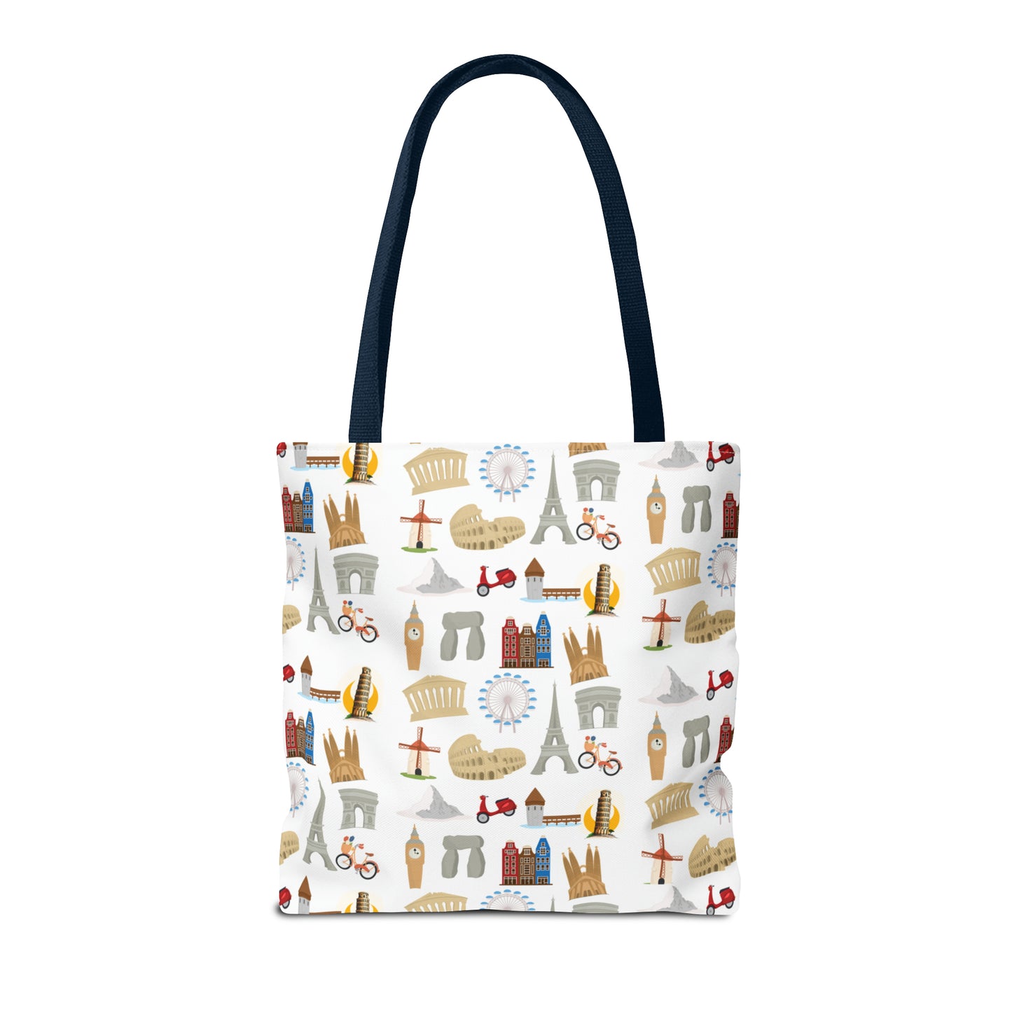 Europe Travel Pattern  | Tote Bag (AOP)