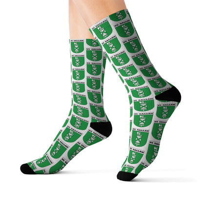 St. Gallen, Switzerland Coat of Arms | Sublimation Socks