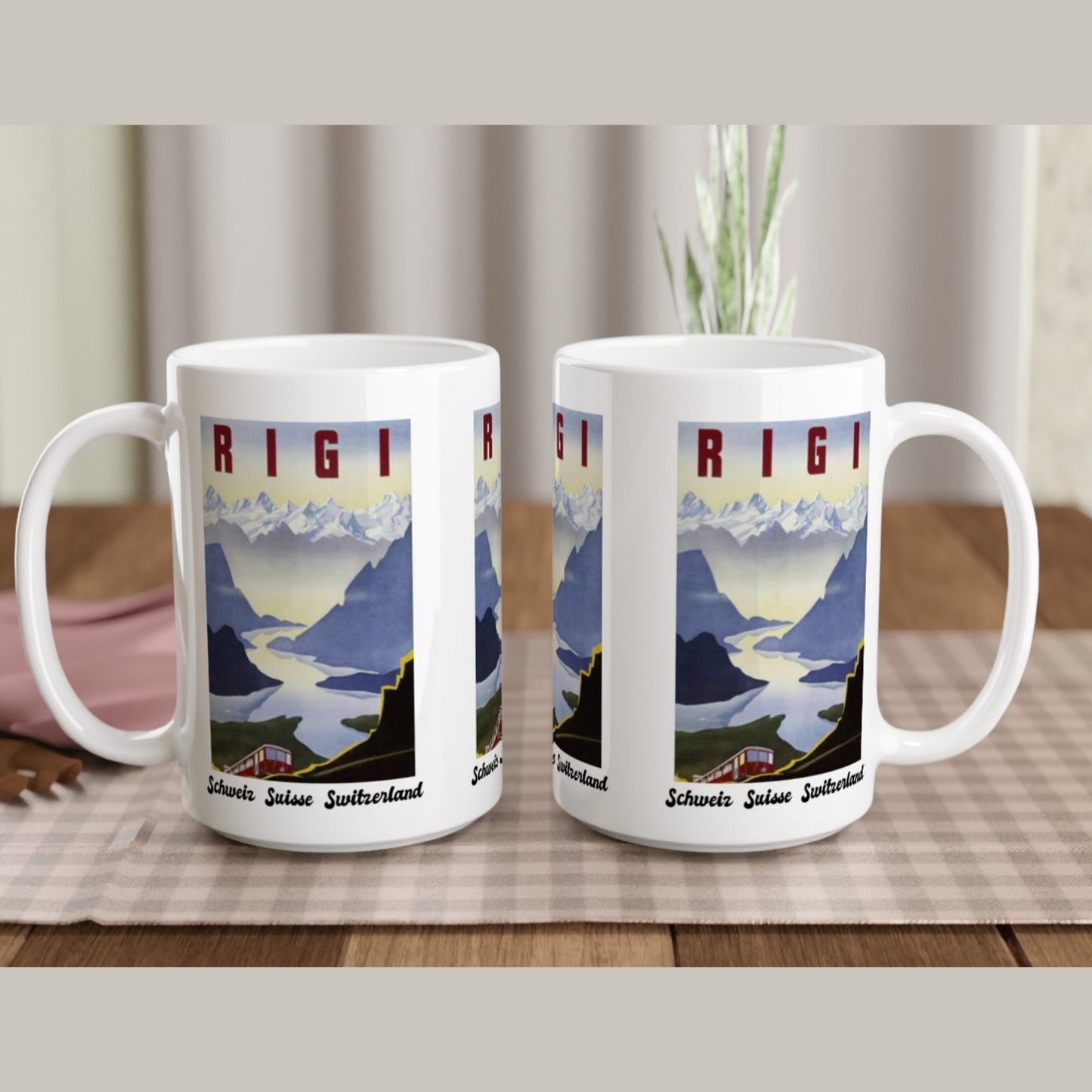 Rigi, Switzerland | Vintage Travel Mug