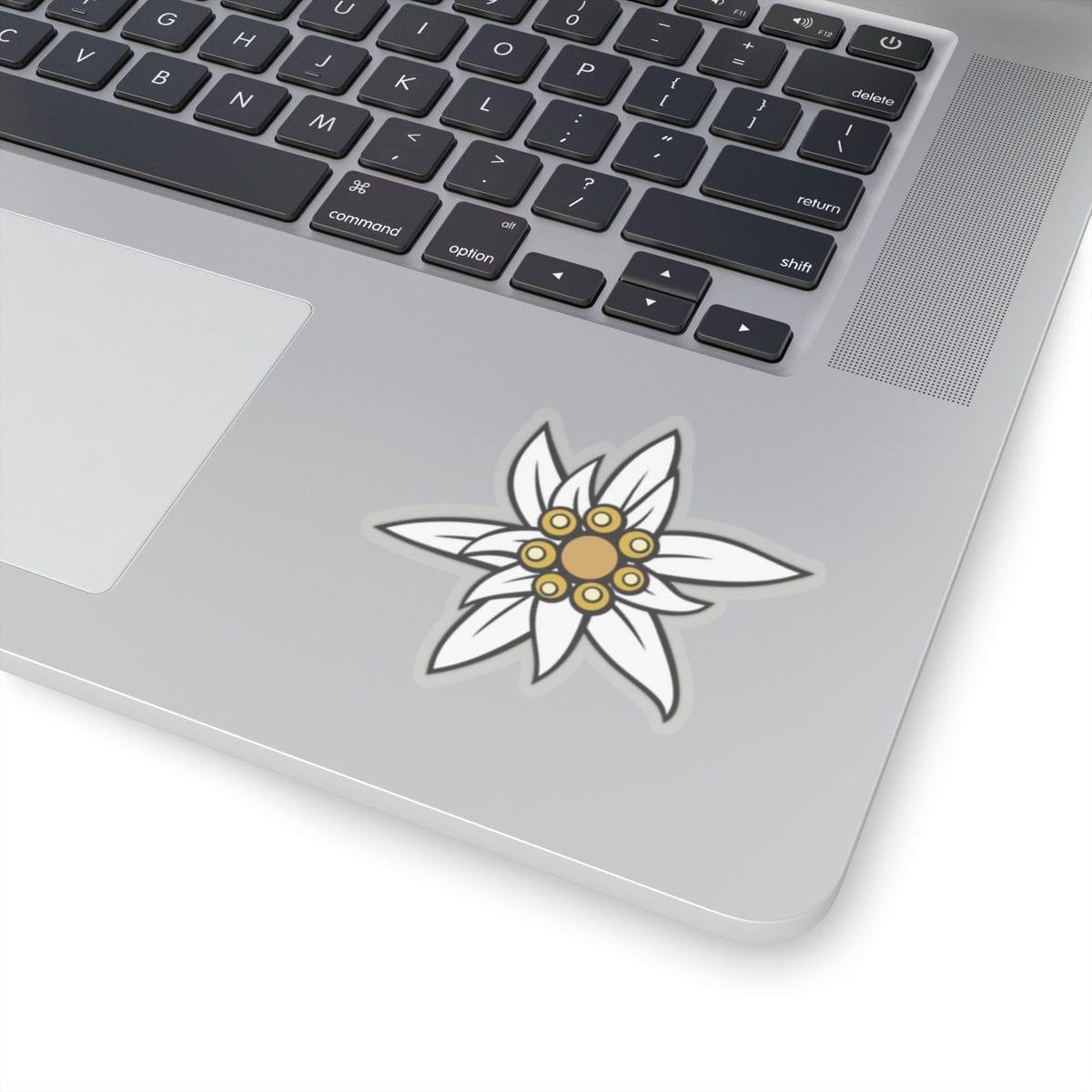 Embrace Alpine Beauty: Edelweiss Kiss Cut Stickers