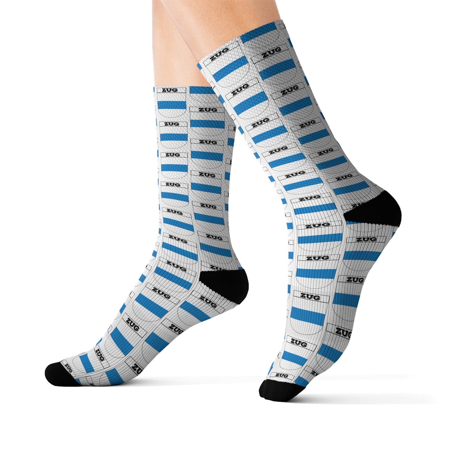 Zug, Switzerland Coat of Arms | Sublimation Socks