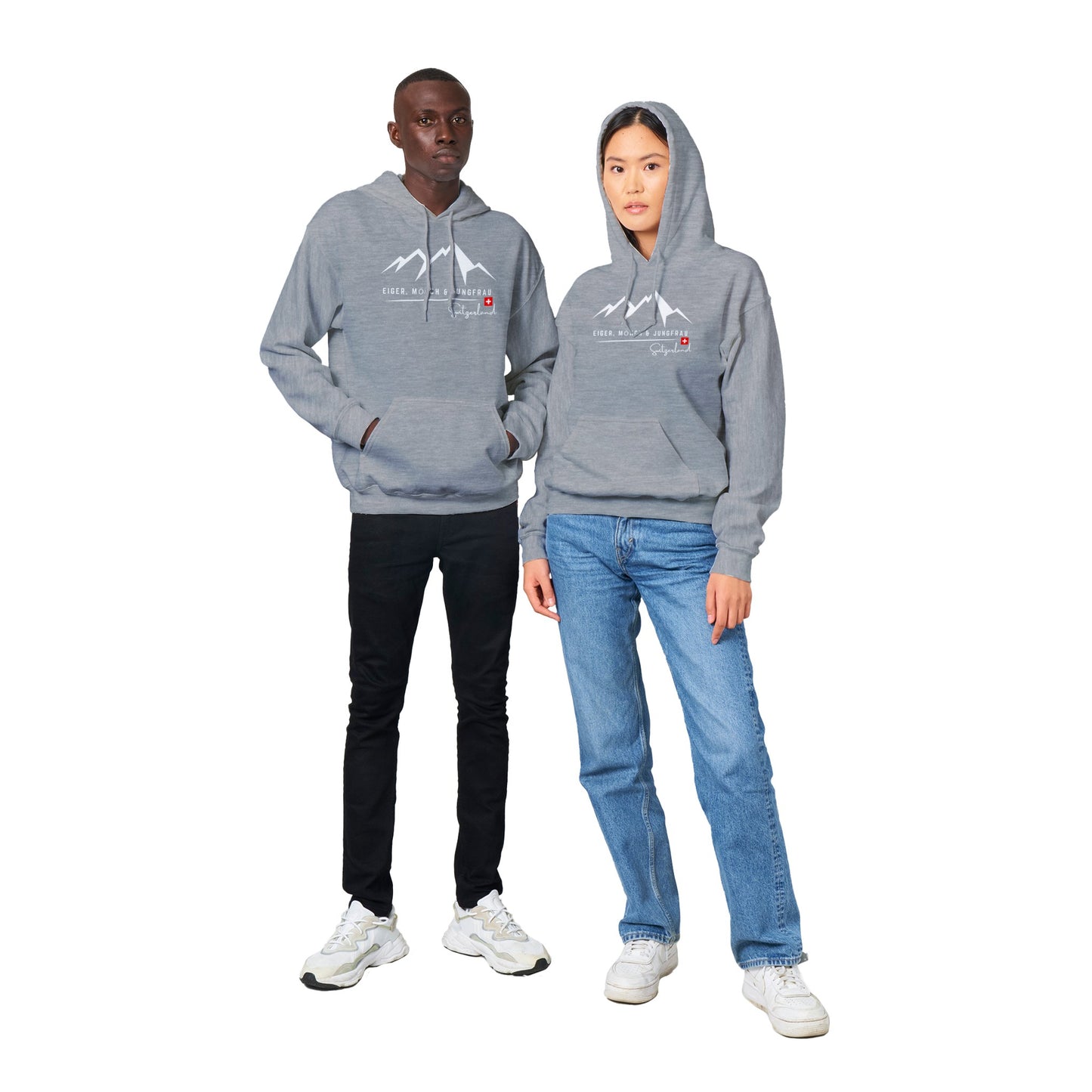 Eiger, Mönch & Jungfrau - Switzerland | Classic Unisex Pullover Hoodie