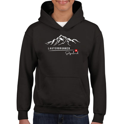 Lauterbrunnen, Switzerland | Swiss Alps | Kids Pullover Hoodie