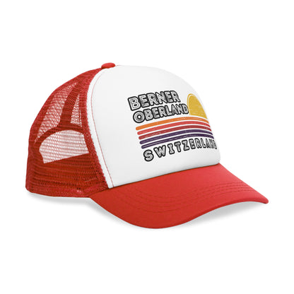 Berner Oberland, Switzerland | Retro Sunset Mesh Cap