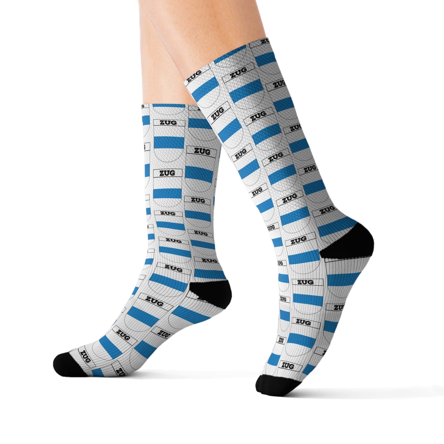 Zug, Switzerland Coat of Arms | Sublimation Socks