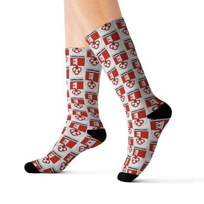 Obwalden, Switzerland Coat of Arms | All Over Print Socks