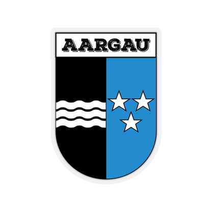 Aargau, Switzerland Coat of Arms | Kiss-Cut Sticker