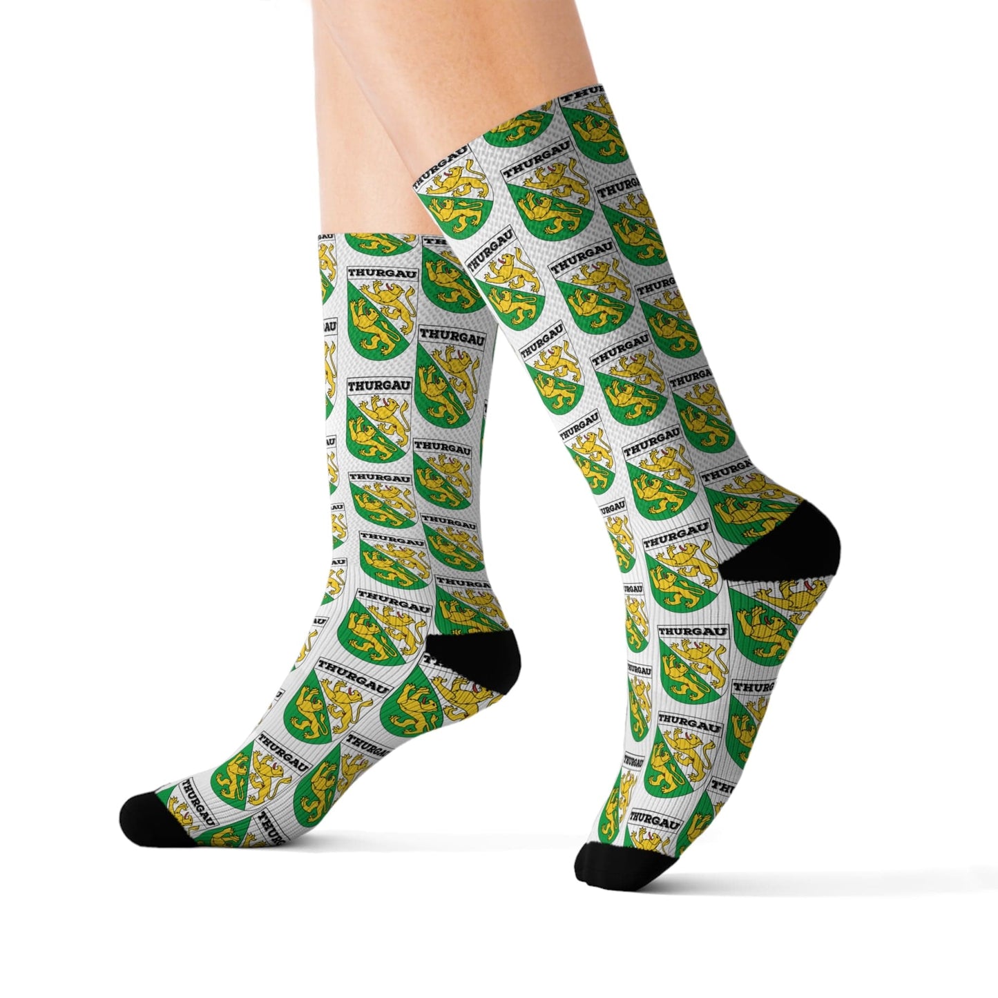 Thurgau, Switzerland Coat of Arms | Sublimation Socks