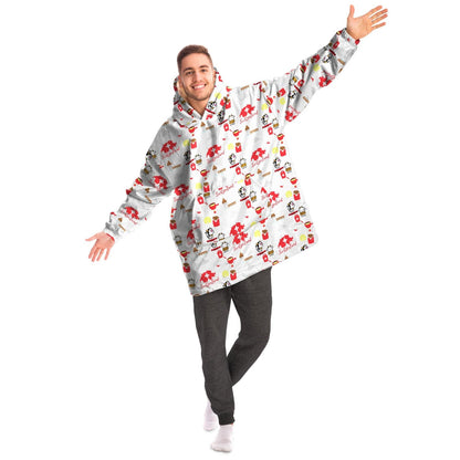 Switzerland Icons Snug Hoodie | A Gift for Switzerland Fans to Cozy Up in Swiss Charm! AOP