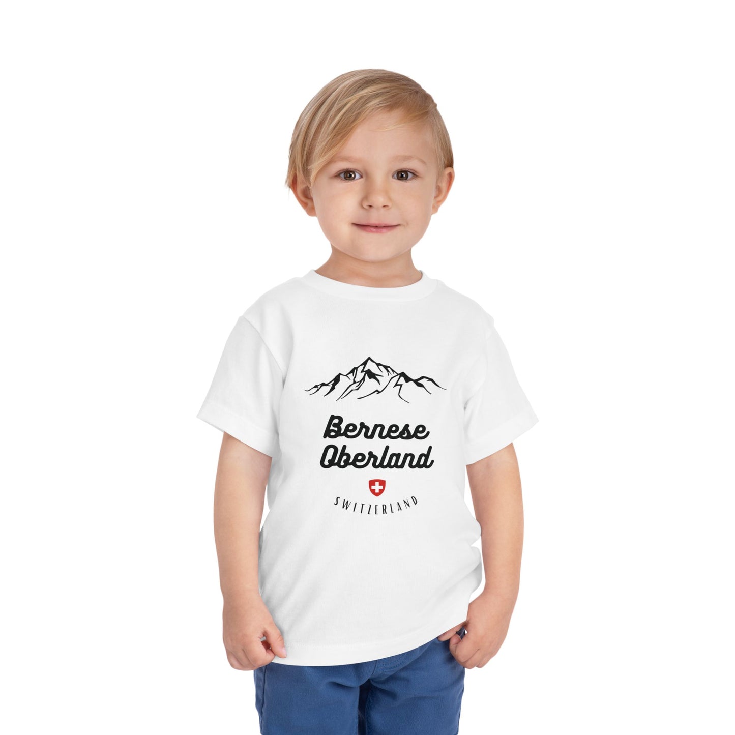 Soft and durable Bernese Oberland toddler shirt for nature-loving families