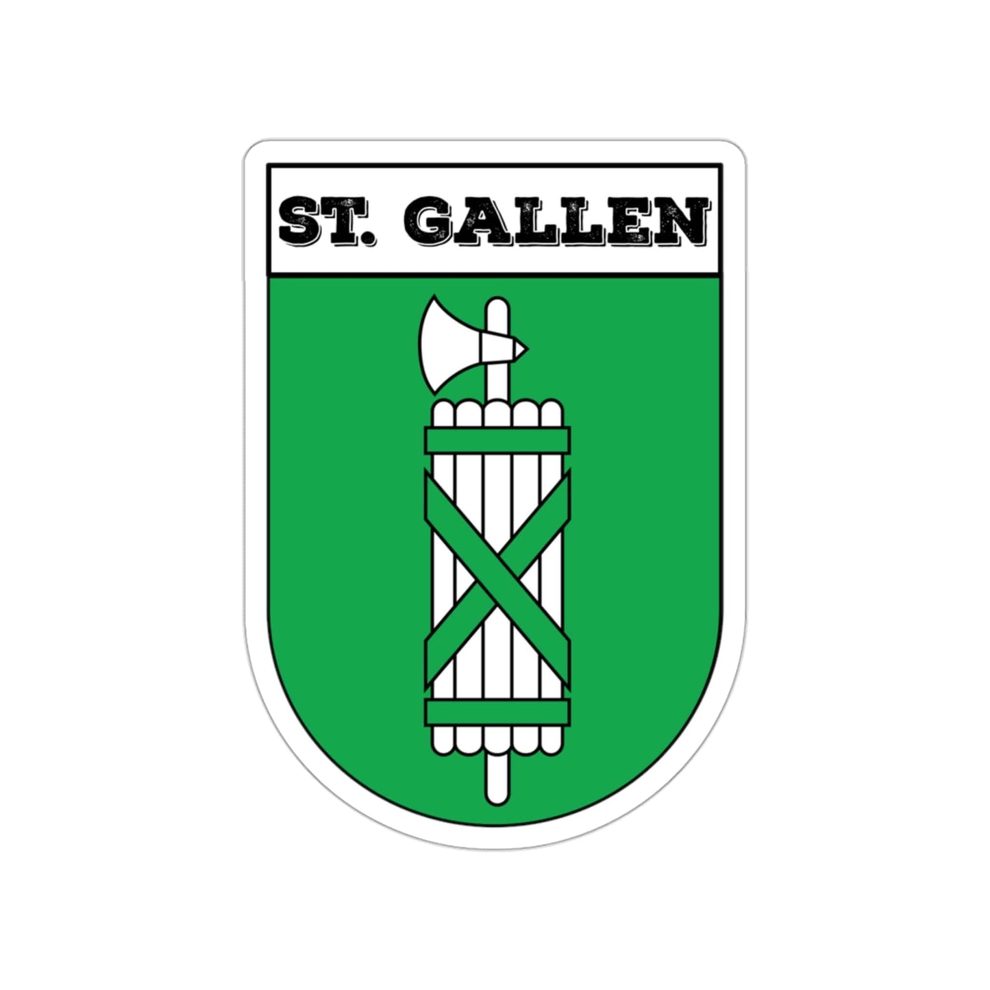 St. Gallen, Switzerland | Coat of Arms Sticker