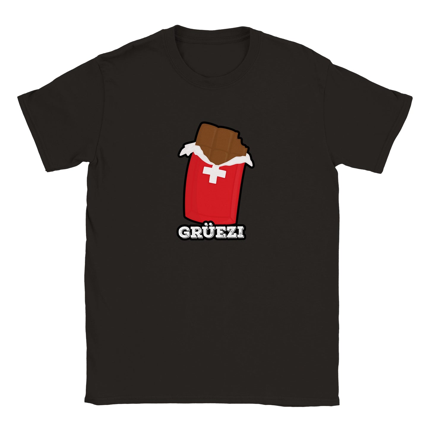 Grüezi - Say Hello in Switzerland with Swiss Chocolate Kids | T-shirt