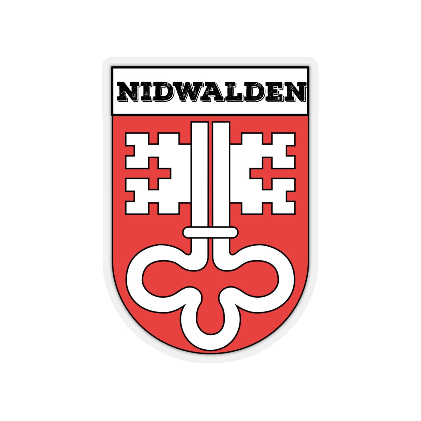 Nidwalden - Switzerland | Coat of Arms Premium Quality Vinyl Decal