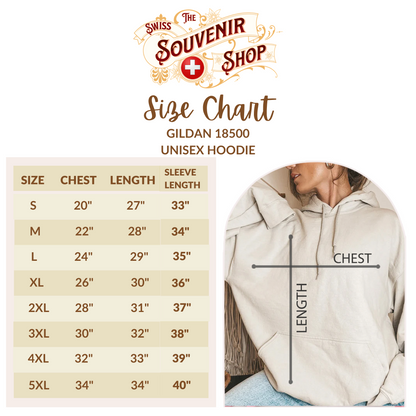 Suisse - Schweiz - Svizzera | Est. 1291 | Mountain Adventure Badge Hoodie