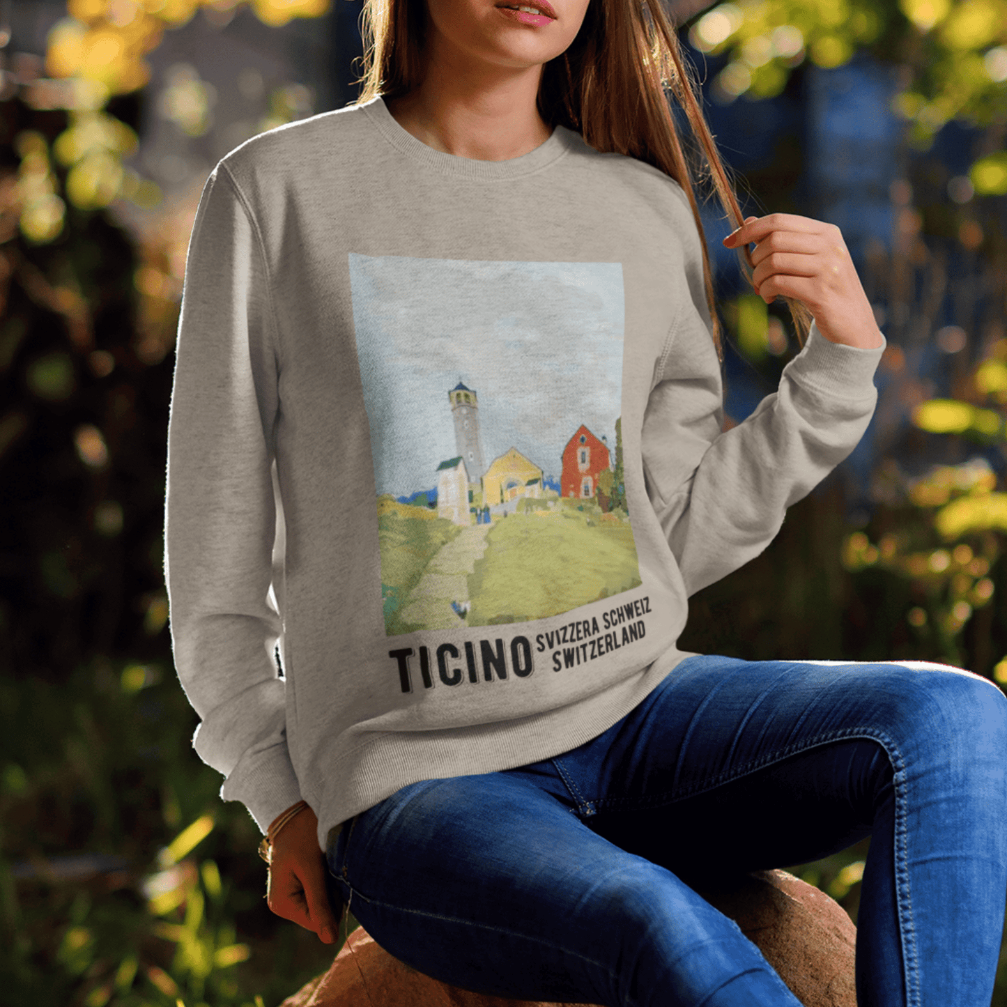 Ticino Svizzera Schweiz Switzerland vintage travel sweatshirt