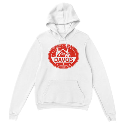 Davos, Switzerland | Outdoor Seal with Coordinates & Swiss Flag Classic Hoodie