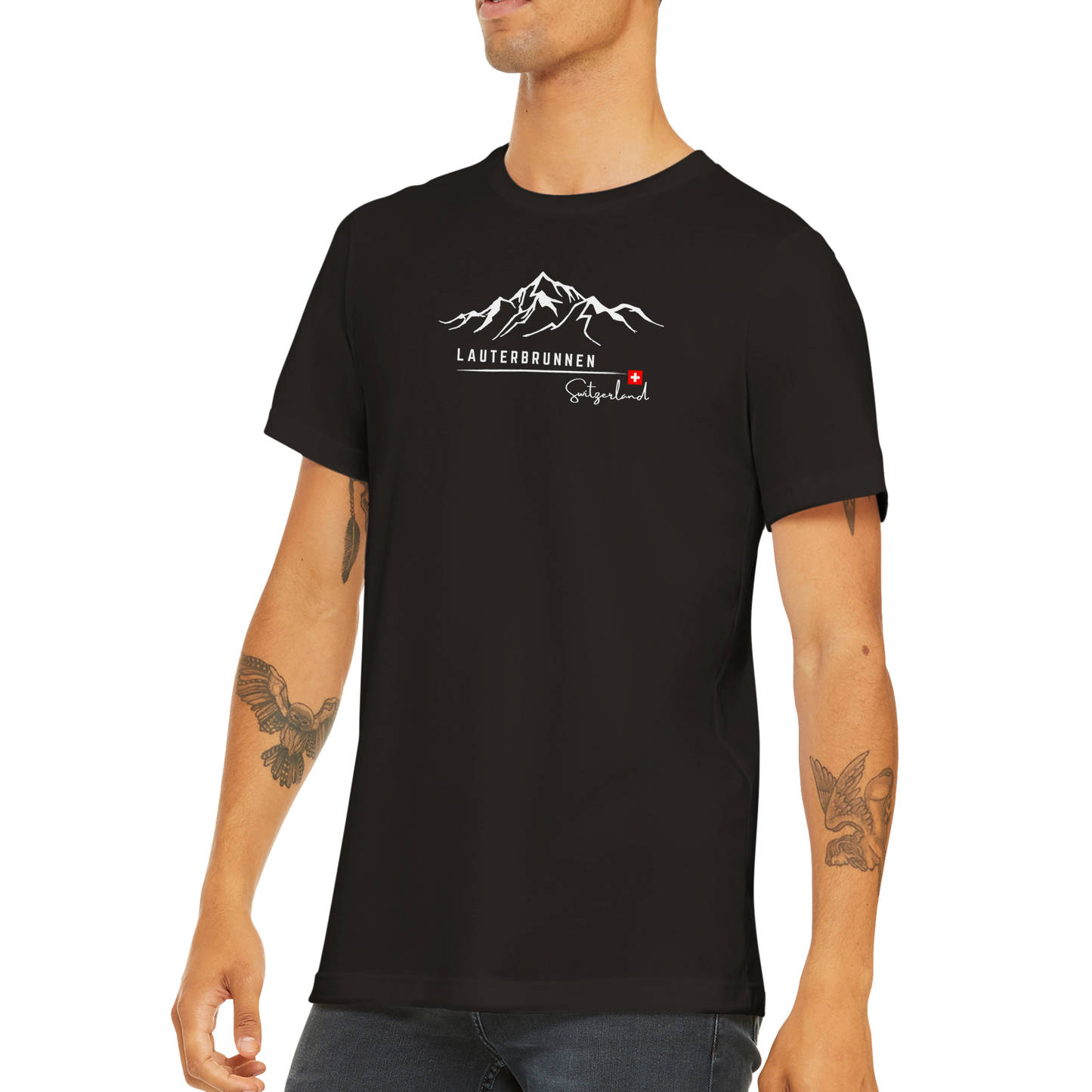 Lauterbrunnen, Switzerland | Mountain Range Stylish Unisex TShirt