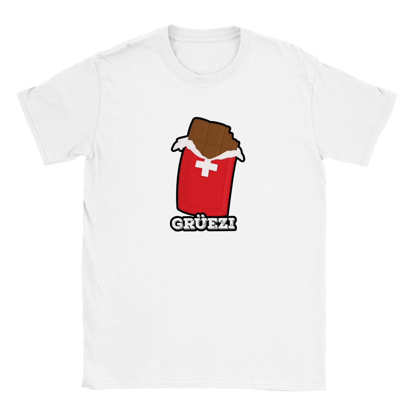 Grüezi - Say Hello in Switzerland with Swiss Chocolate Kids | T-shirt