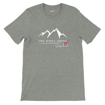 Eiger, Mönch & Jungfrau - Switzerland | Premium Unisex Crewneck T-shirt