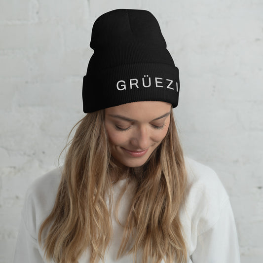  embroidered Grüezi Beanie