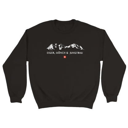 Eiger, Mönch, and Jungfrau Skyline Sweatshirt