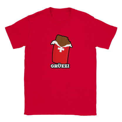 Grüezi - Say Hello in Switzerland with Swiss Chocolate Kids | T-shirt