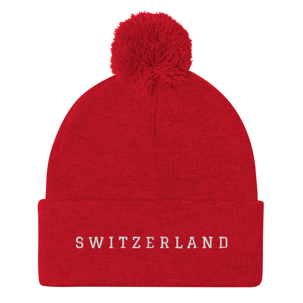 Swiss Winter Hat with Embroidery – Great Gift for Travelers